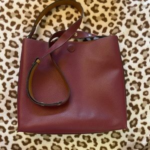 Red Wine Bag With Adjustable Strap